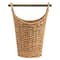 Hello Honey® 16" Bankuan Braided Oval Toilet Paper Basket with Wood Bar